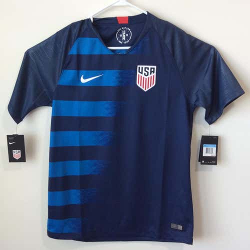 Nike Dri-Fit 2018 Away Navy Blue USA Soccer Jersey Men’s Medium | 893901-410