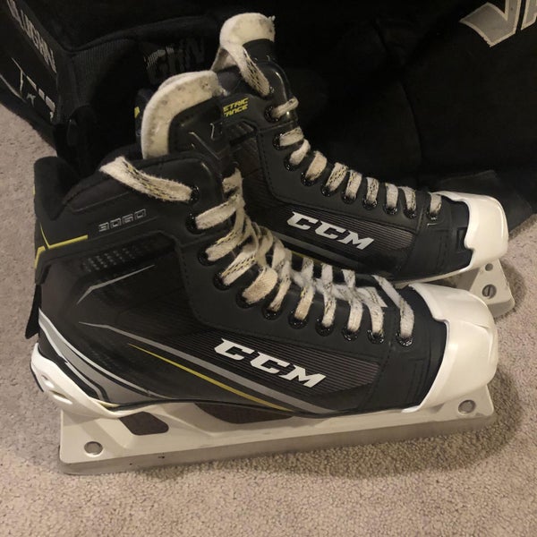 Used CCM Tacks 9060 Regular Width Size 10 Hockey Goalie Skates