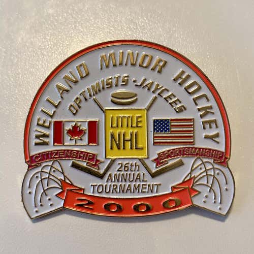 Welland Minor Hockey "Little NHL" Hockey Pin