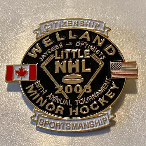 Welland Minor Hockey "Little NHL" Hockey Pin