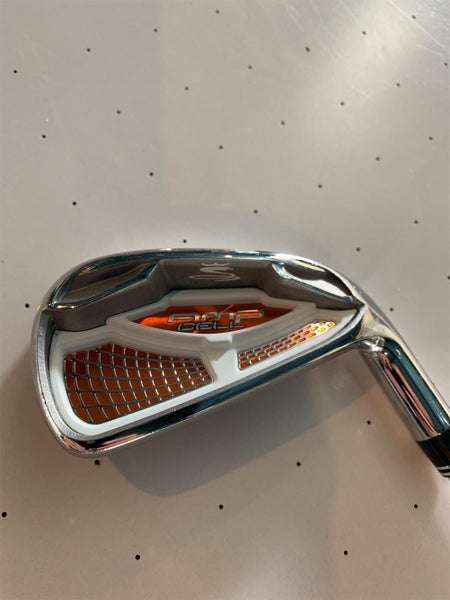 Cobra Amp Cell RIGHT Hand Stiff Flex Steel Shaft Iron Set GW-9 Like New