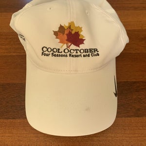Cool October Golf Tournament Unisex White Nike Golf Hat