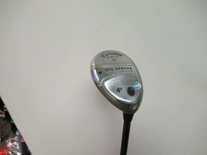 NICE LADIES CALLAWAY BIG BERTHA HEAVENWOOD #4 HYBRID 23* NEW GRIP
