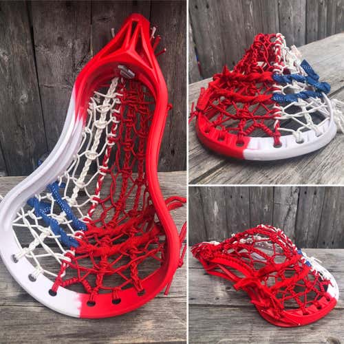 New Attack & Midfield Strung LacrosseRX Head