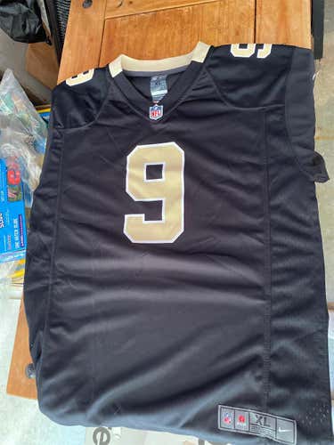 Drew Brees Black Youth XL Nike Jersey