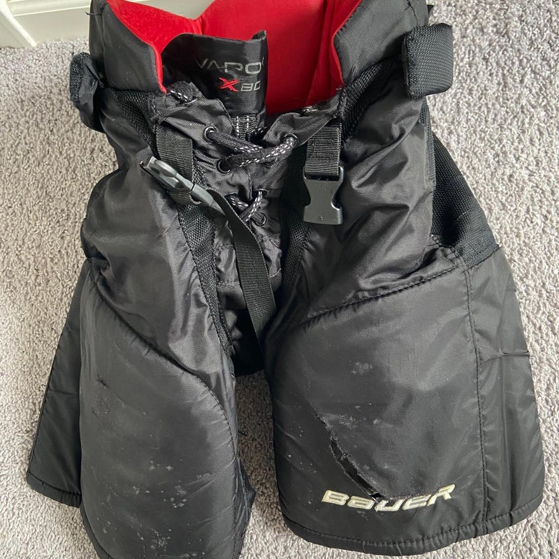 Black Used Jr Large Bauer Vapor X80 Hockey Pants