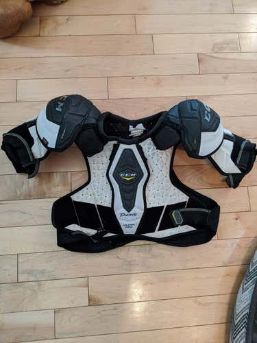 Used Senior Medium CCM Ultra Tacks Pro Shoulder Pads Pro Stock
