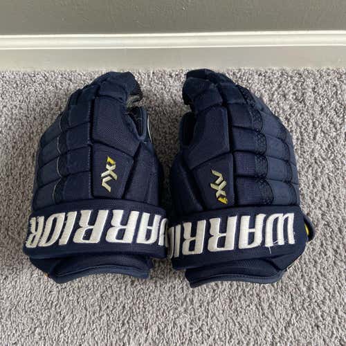 Blue Used Warrior AX1 13" Gloves
