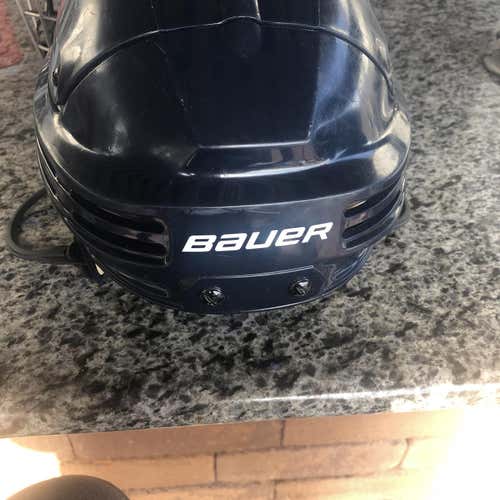 Blue Used Medium Bauer 4500  Helmet