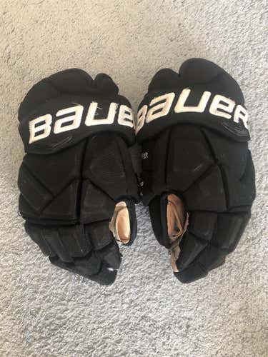 Compher Colorado Avalanche Bauer Vapor 1X Pro 14" Pro Stock Hockey Gloves
