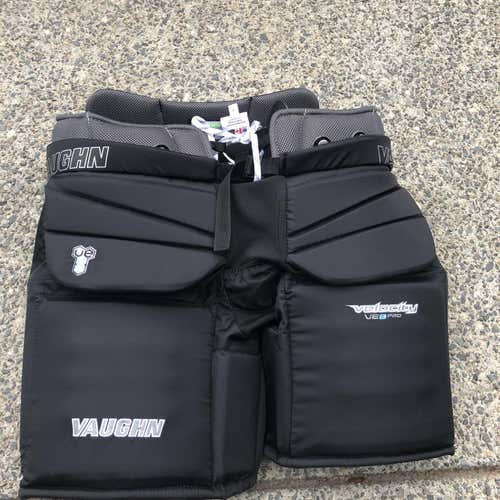 Black New Large Vaughn ve8 pro carbon  Hockey Goalie Pants