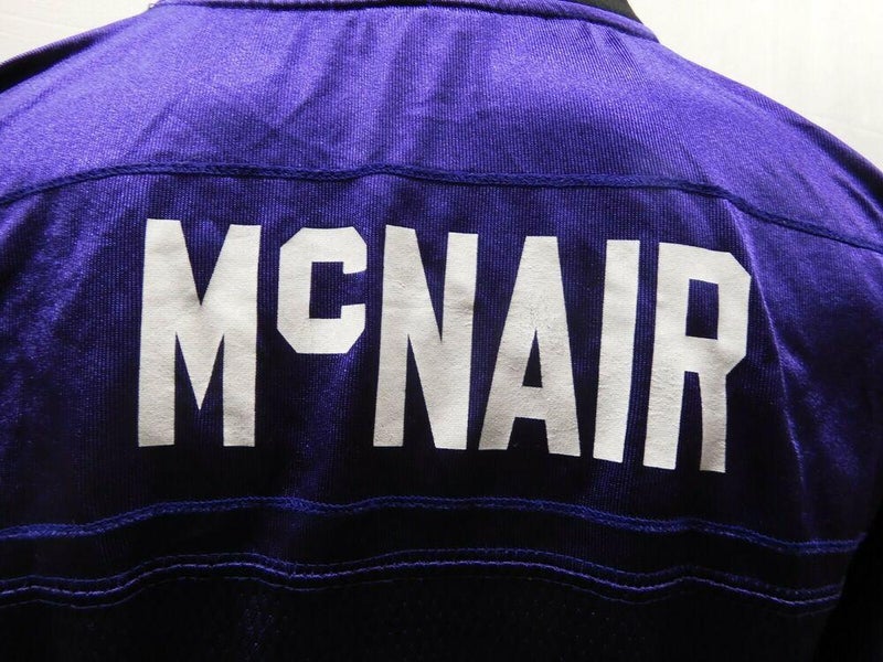 Steve McNair Baltimore Ravens Purple Jersey L Reebok NFL