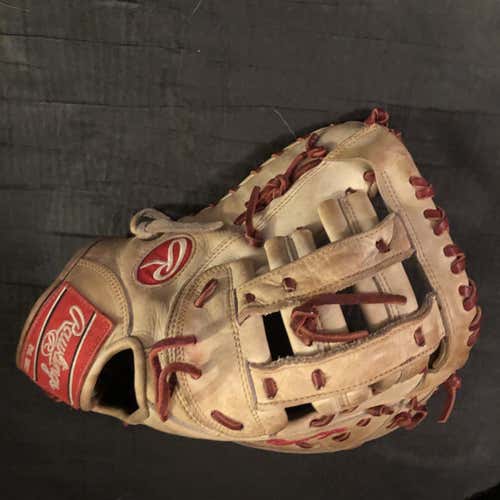 White Used First Base Pro Series Special Edition 13" Baseball Glove