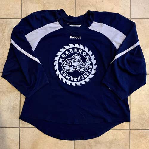 Reebok Muskegon Lumberjacks USHL Practice Jersey Goalie Cut