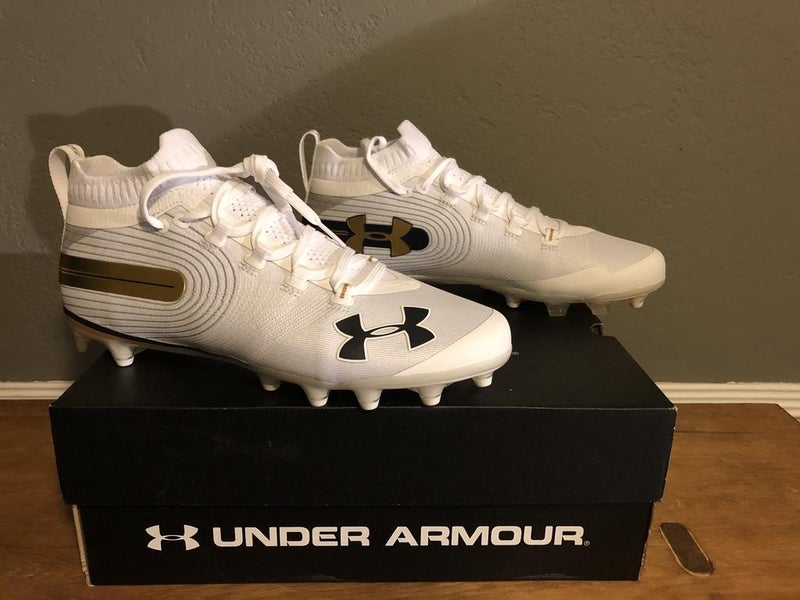 New Notre Dame Team Issues Spotlight Cleats - Under Armour - Size 10