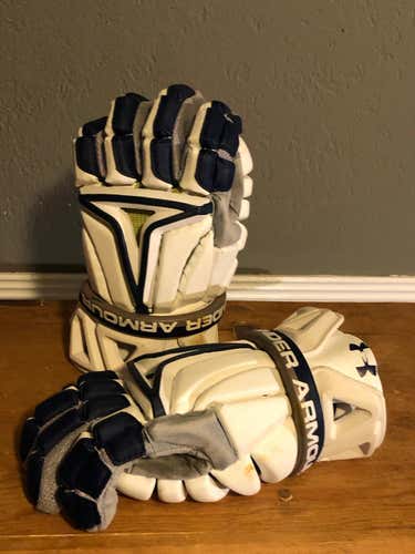 Notre Dame Team Issued BioFit Gloves - Under Armour - Large