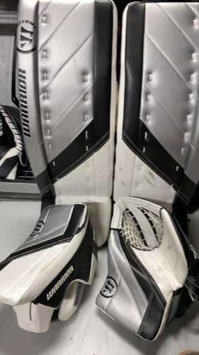 White Used 33" Regular Ritual G4 Senior Goalie Full Set