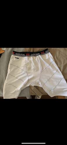 White Men's Medium Adidas Compression