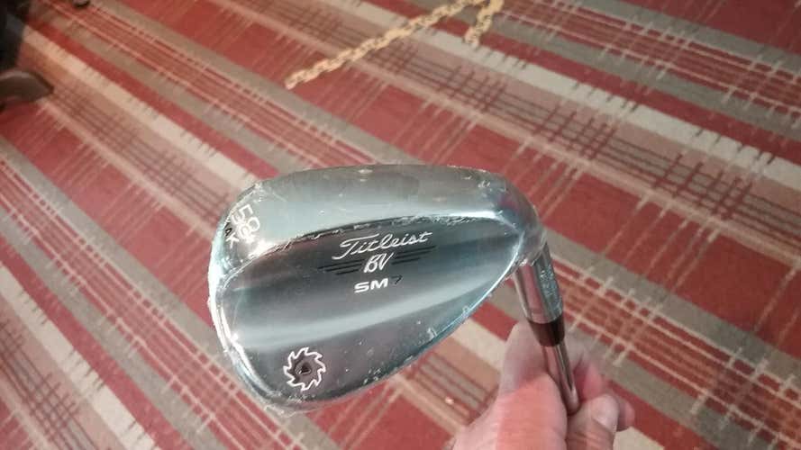 *New* Titleist Right Handed Vokey SM7 Tour Chrome Wedge 58.14 K Grindhaft