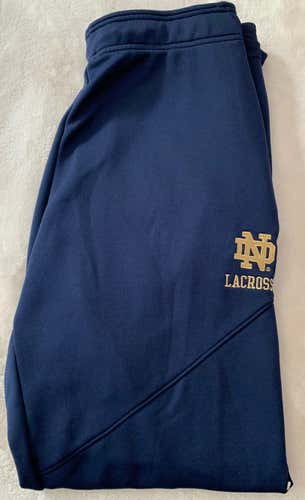 Notre Dame Team Issued Navy Tracksuit Sweatpants (L)