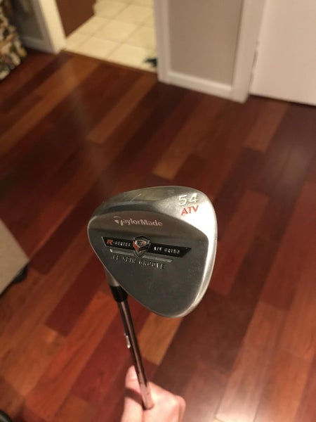 Used Men's TaylorMade Left Handed R Series TP EF Spin Groove Tour Grind Wedge 54 Degree Steel Shaft