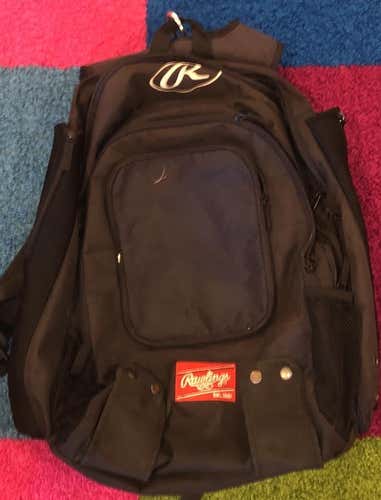 Black Used Rawlings Bat Pack