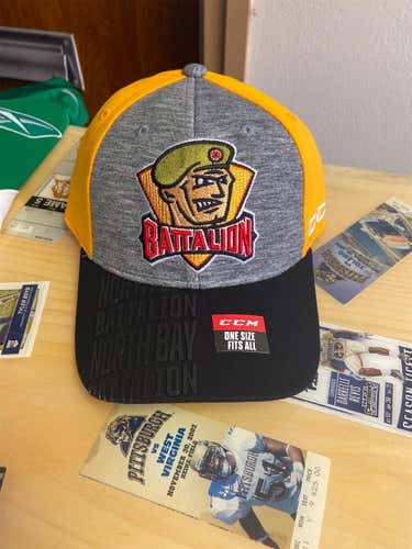 North Bay Battalion One Size Fits All CCM Hat Only 1 left