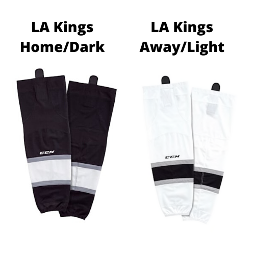 LA Kings Hockey Socks, Home Away 3rd