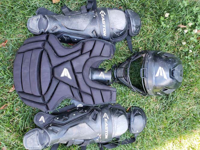Used Youth Easton Catcher's Set