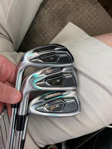 Used Left Handed PSi Regular Flex Graphite Shaft Iron Set