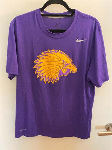 Team Issued Iroquois Purple Men's Large Nike Shirt