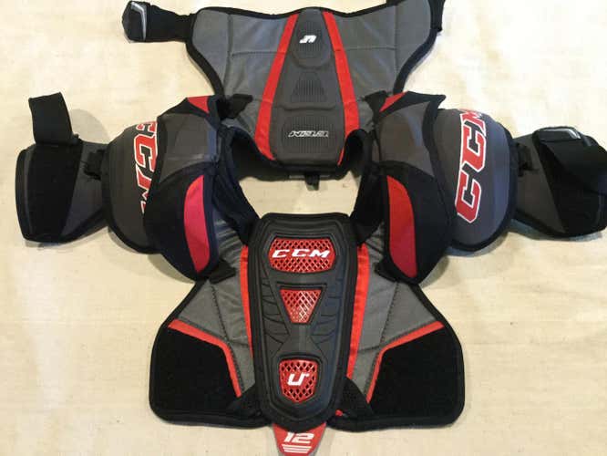 Junior Used Small CCM U +12 Shoulder Pads