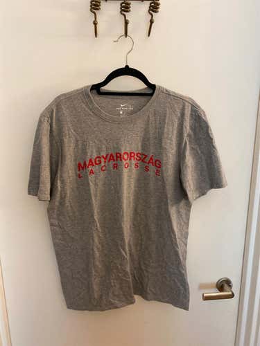 Hungary National Team Gray Men's Large Nike Shirt
