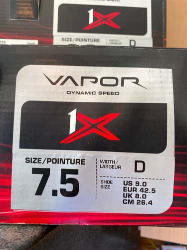 New Bauer Vapor 1X Pro Stock Size 7.5 Hockey Skates