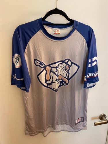 Finland #88 World Championship Gray Men's Large Other Shirt