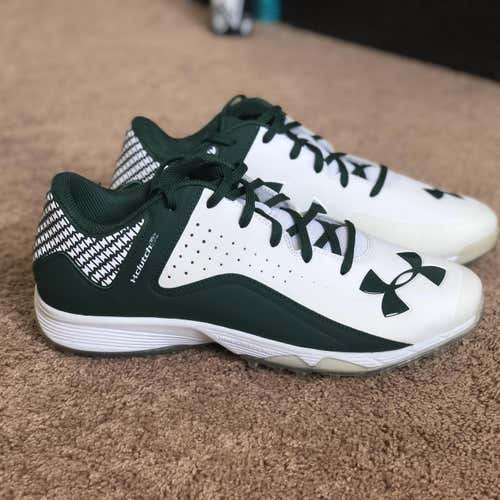 Under Armour UA Trainers (Sz 13) Green/White