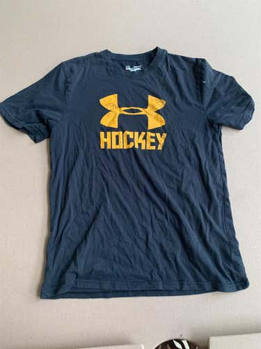 Black Men's Adult M Under Armour Hockey Shirt