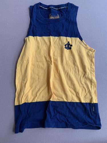 Navy/Yellow Gongshow Tank Adult S