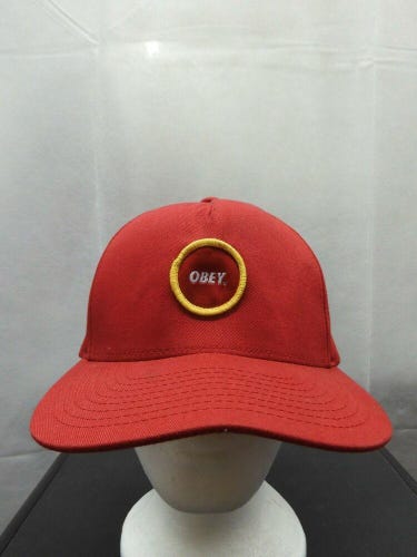 Obey Snapback Circle Patch Hat