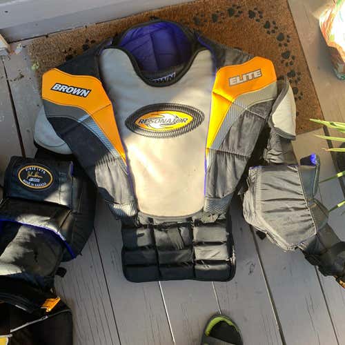Brown Resonator Chest Protector
