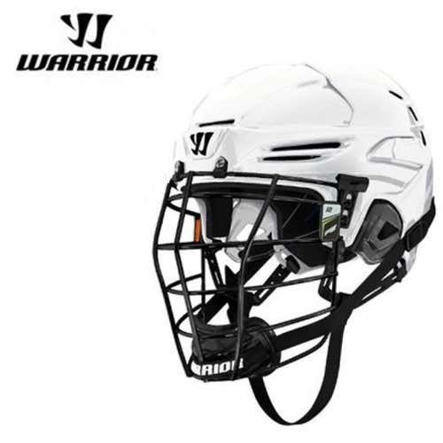 Warrior PX2 Fatboy Helmet w/ Fatboy Cage - White Medium - NEW
