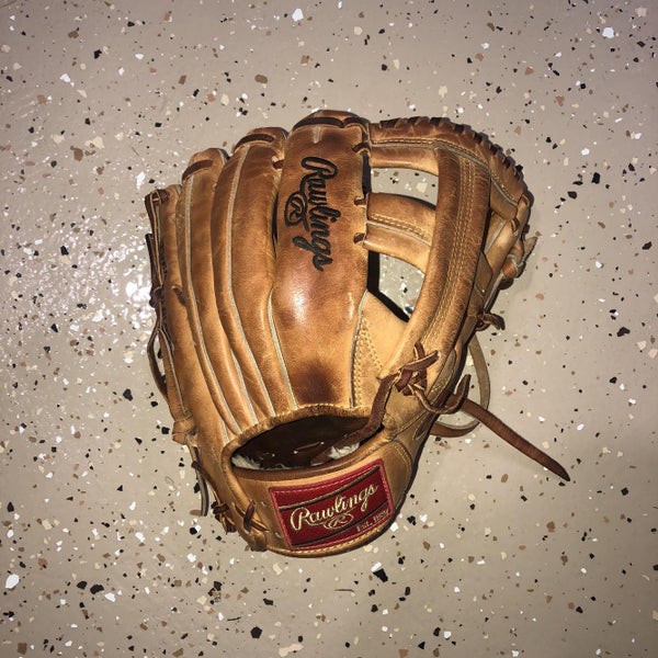 Brown Used Right Hand Throw Heart of the Hide 11.5" Baseball Glove