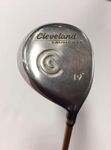 Used Cleveland Launcher 19 Degree 5 Wood Graphite Regular Golf Fairway Woods