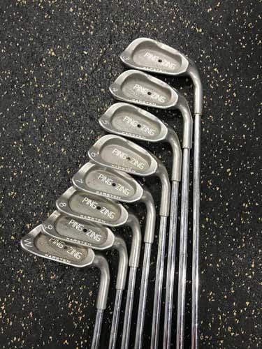 Used Ping Zing 3i-pw Steel Regular Golf Iron Or Hybrid Sets