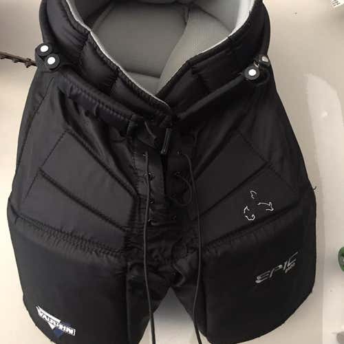 Black Used Small Vaughn Epic 8400  Hockey Goalie Pants