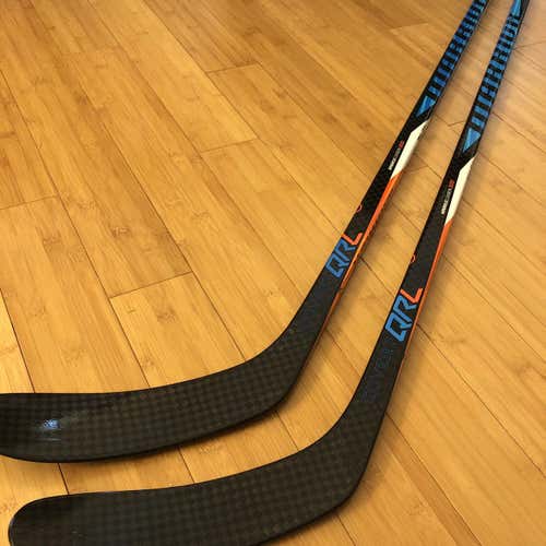 2-Pack New Right Handed Covert QRL Pro W28 Toe Curve Pro Stock Senior Stick