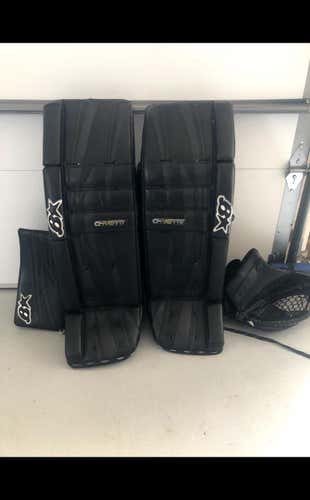 Black Used 36+1" Regular G-Netik Pro Goalie Full Set