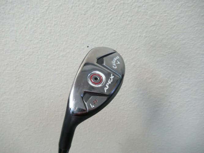 LEFT HAND CALLAWAY APEX  HYBRID # 4 23 DEGREE ALDILA SYNERGY 60g REGULAR FLEX
