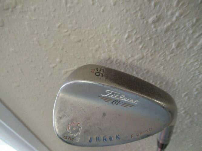 TITLEIST VOKEY SM5 NICKEL SAND WEDGE 56* F GRIND DYN GOLD R-300  REG NEW GRIP