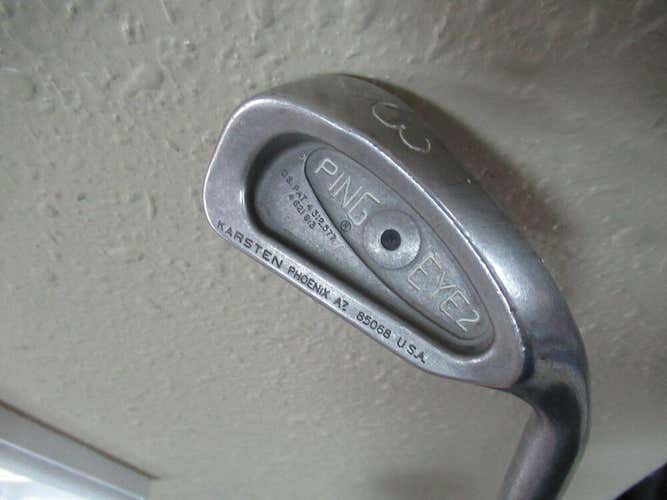 PING EYE 2 PLUS + 3 IRON OEM STEEL ZZ LITE STIFF FLEX BLACK DOT NEW GRIP